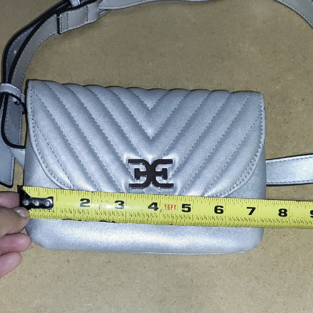Silver Quilted Belt Bag - Picture 9 of 11